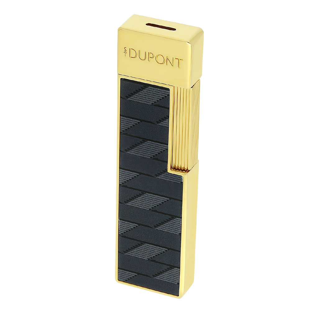 S.T. Dupont Monogram 1872 Twiggy Black Çakmak 30079