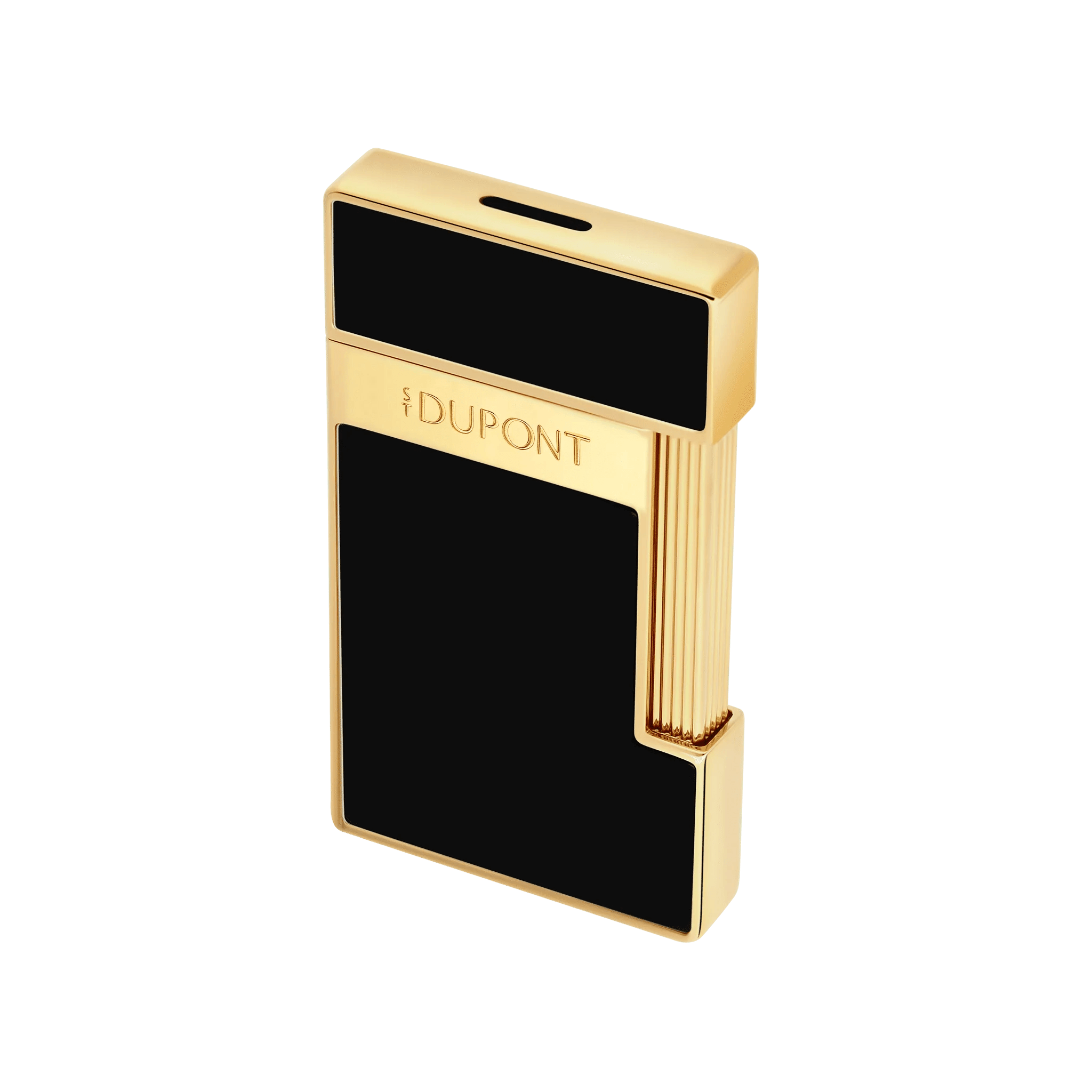 S.T. Dupont Lacquered Slimmy Black Çakmak 28222