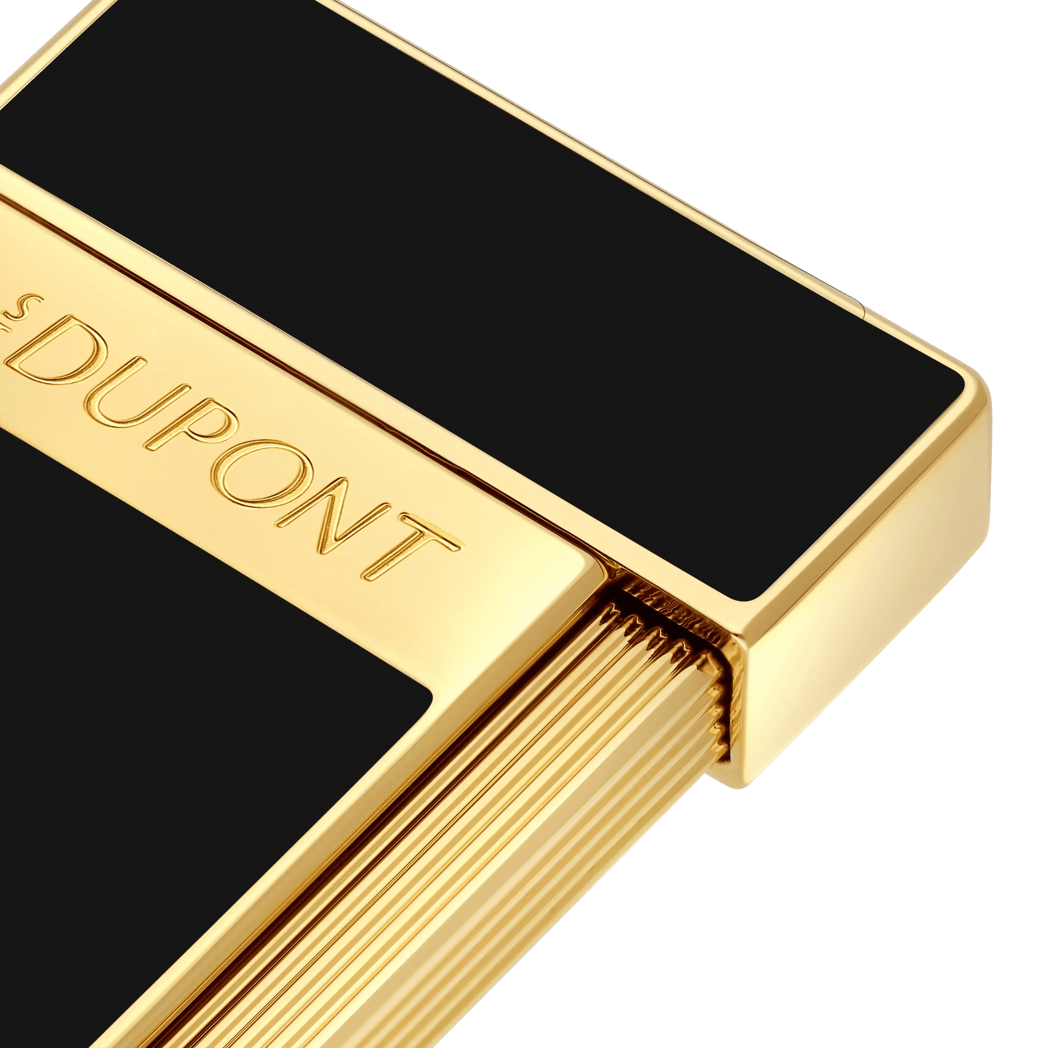 S.T. Dupont Lacquered Slimmy Black Çakmak 28222