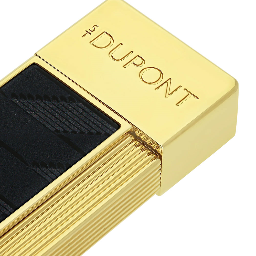 S.T. Dupont Monogram 1872 Twiggy Black Çakmak 30079