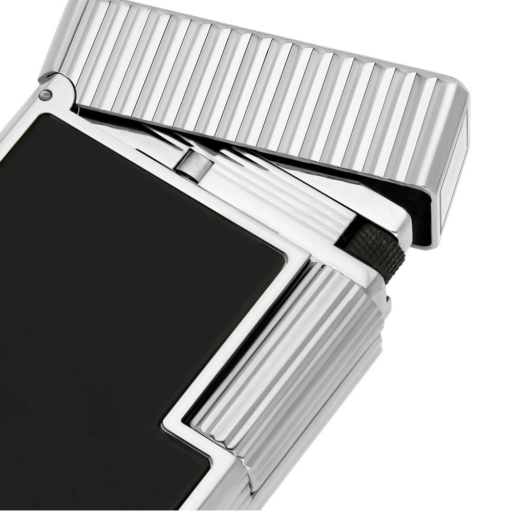 S.T. Dupont Ligne 1 Çakmak Black Silver 14121