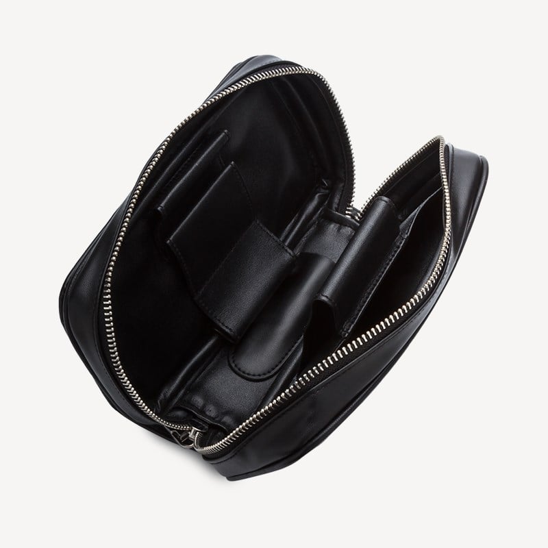 Savinelli Deri Siyah Pipo Çantası A-3