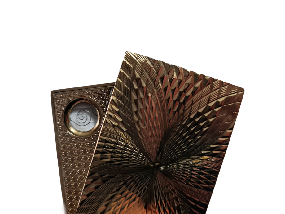 Slim Elektrikli Şarjlı Çakmak Gold