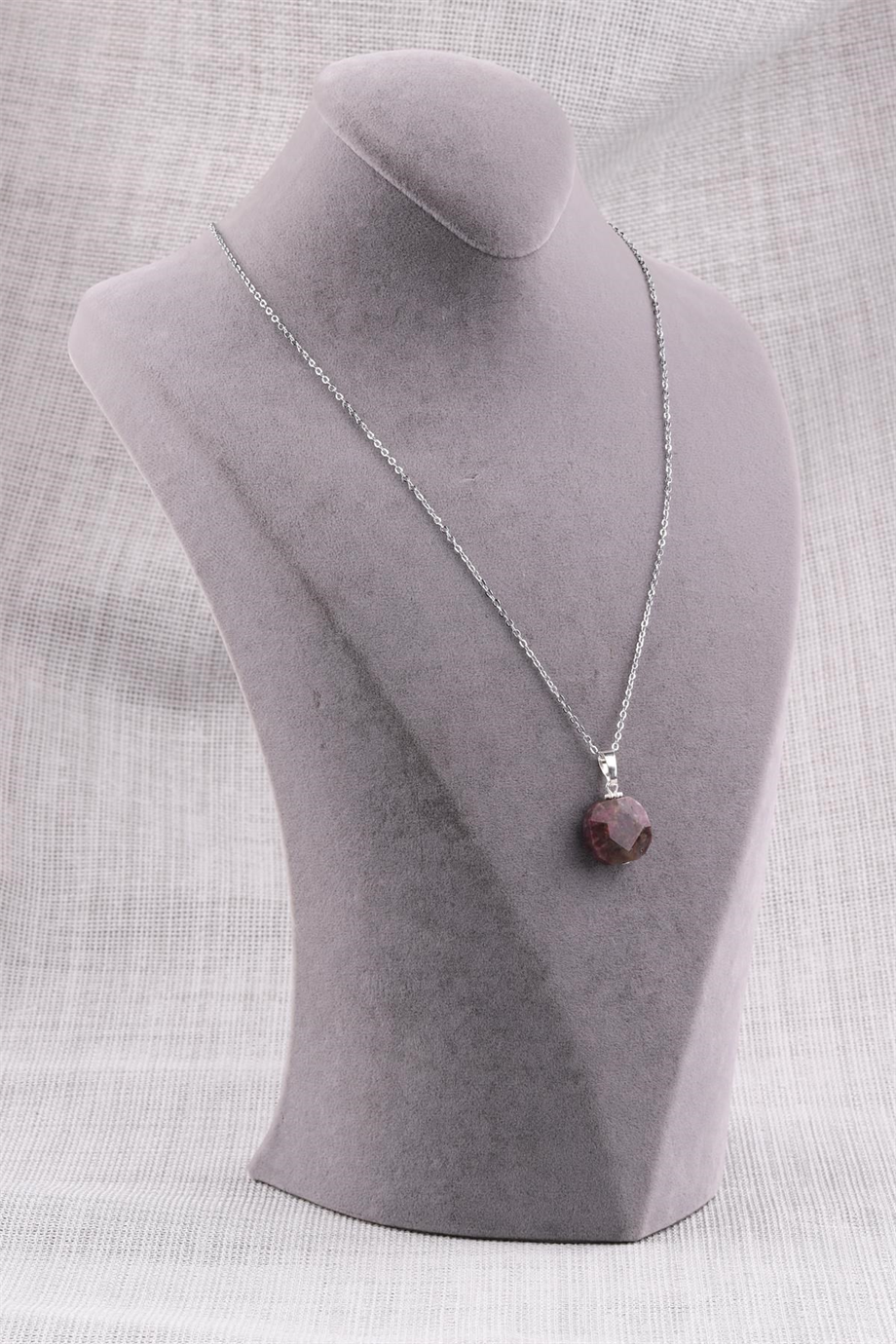 Turmalin Doğal Taş Kolye