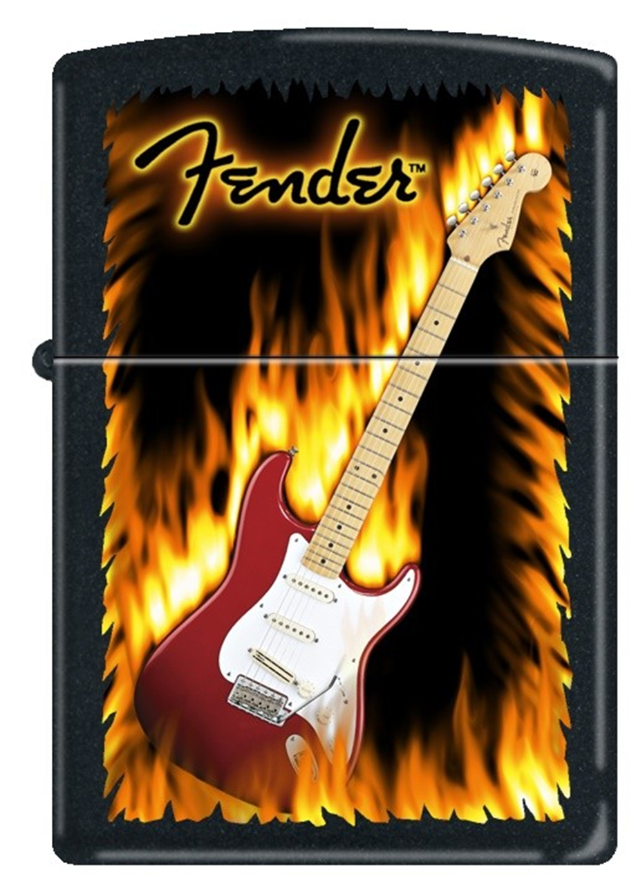 Zippo Black Matte Fender Çakmak
