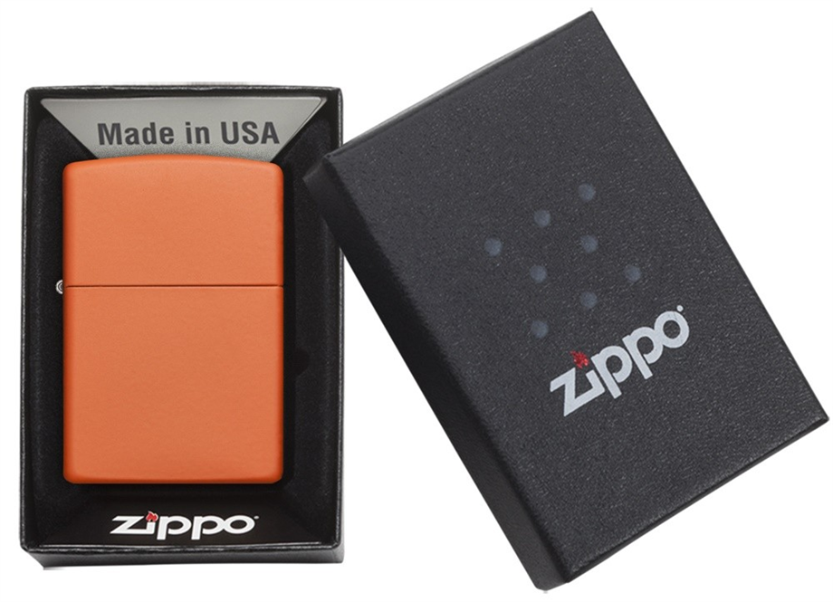 Zippo Orange Matte Çakmak