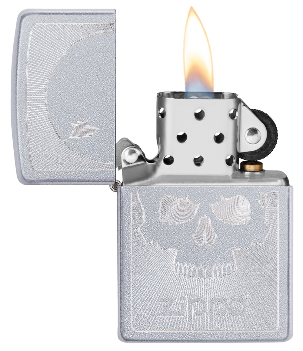 Zippo Skull With Lines Çakmak