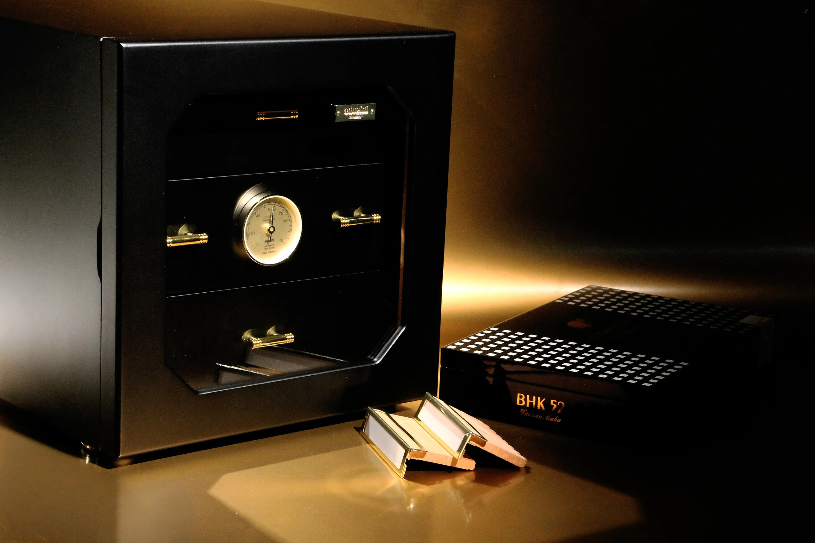 Adorini Chianti-M Deluxe Humidor – Matt Black 125s