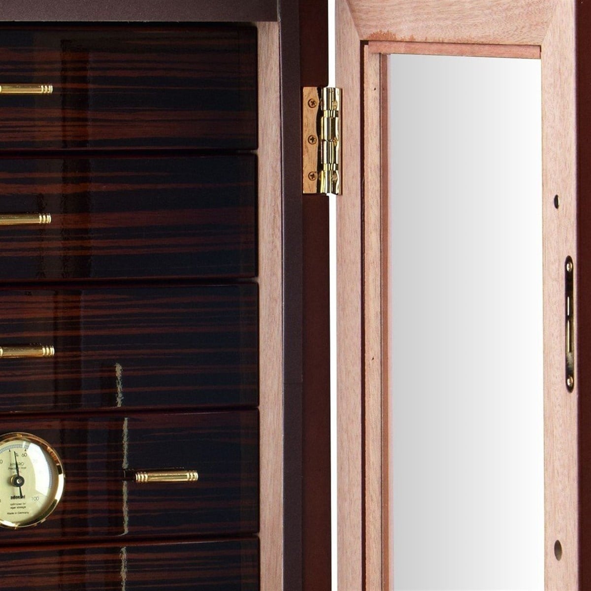 Adorini Grande Deluxe Humidor Kabini – Parlak Abanoz 230s