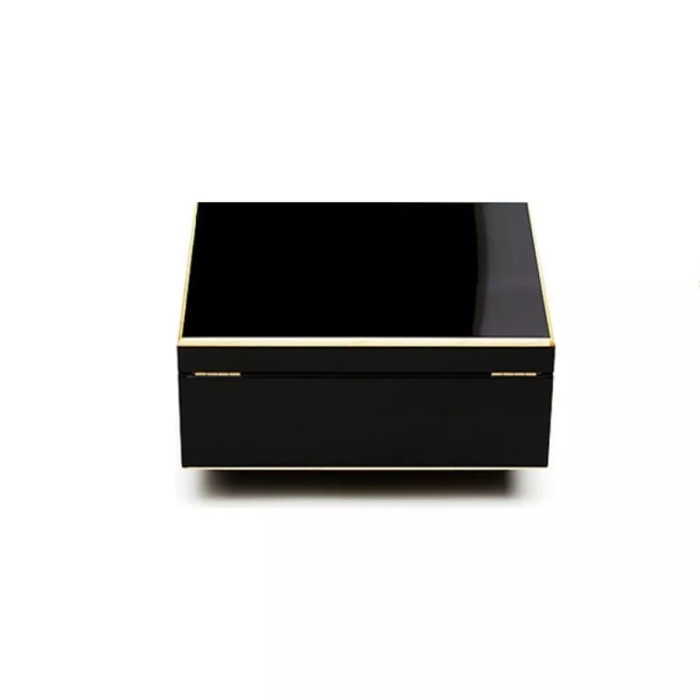 Adorini Milan Deluxe Humidor – Parlak Siyah 75s