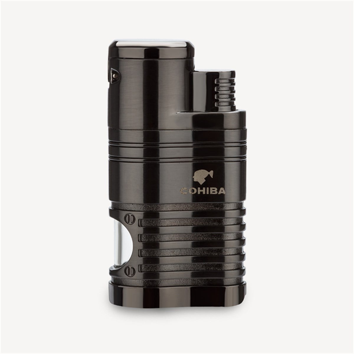 Cohiba 4 Torch Çakmak Ve Kesici Puro Seti Gunmetal