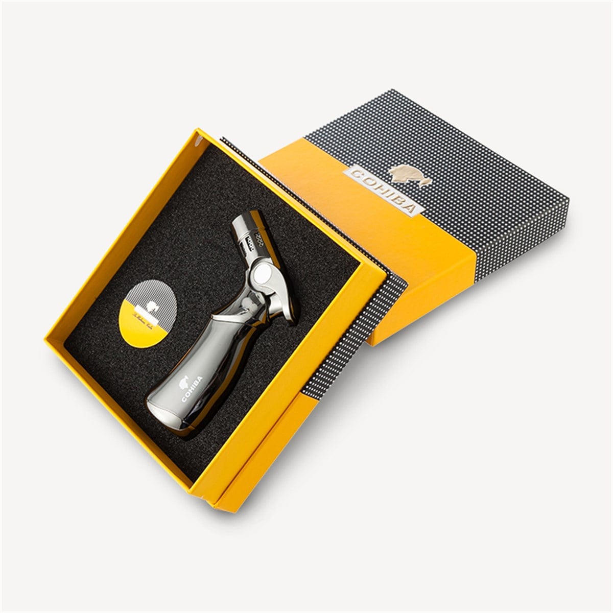 Cohiba Dört Torch Masa Çakmağı Gunmetal