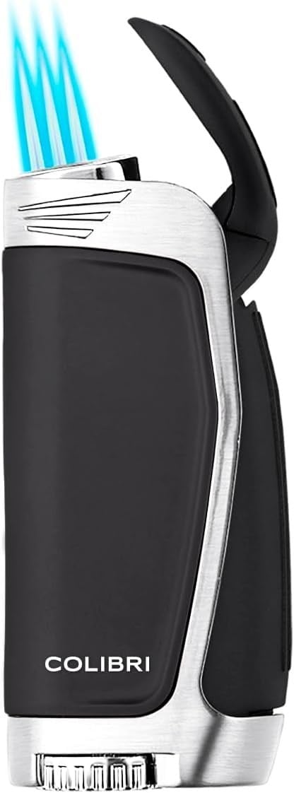 Colibri Enterprise E3 Siyah/Silver Üç Torch Puro Çakmağı
