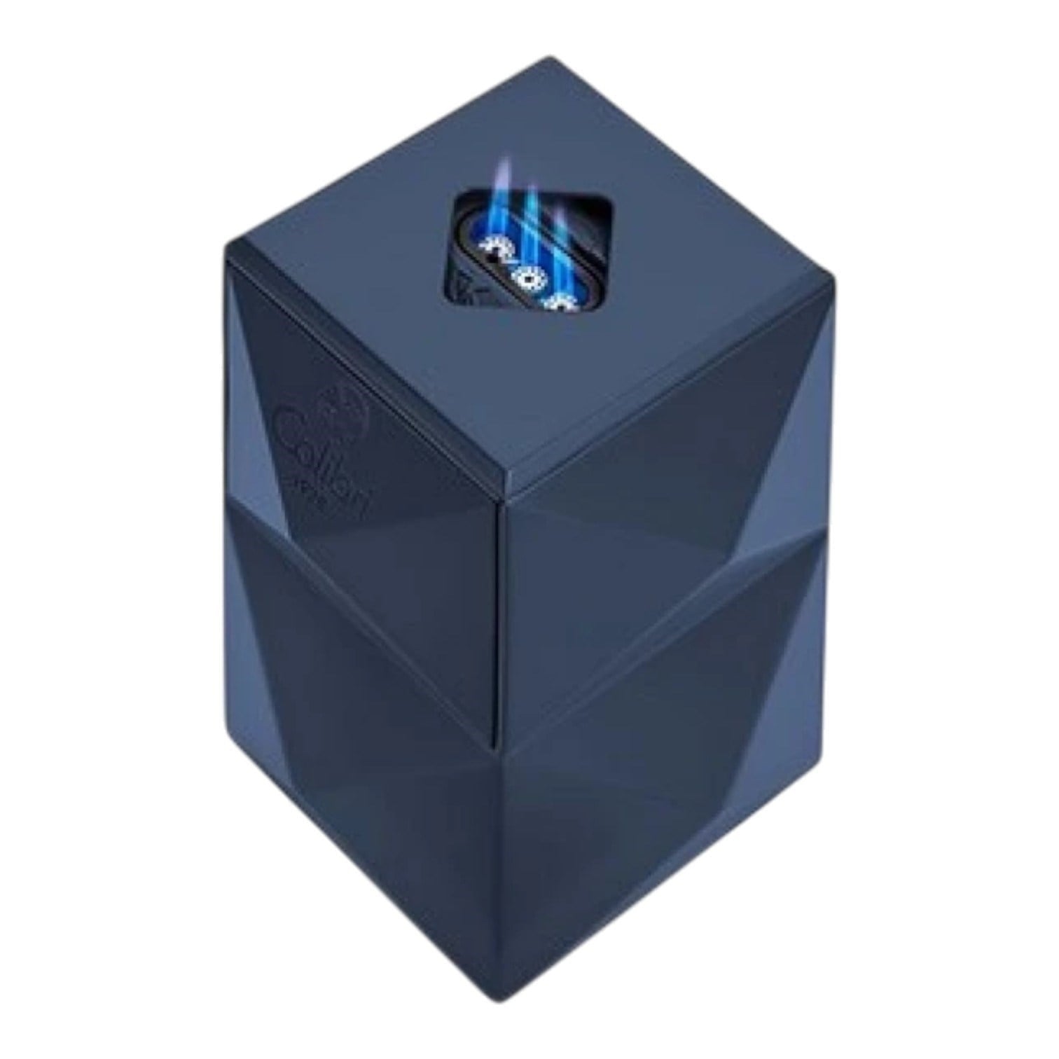 Colibri Quasar Büyük Boy Navy Blue Üçlü Torch Alevli Puro Çakmağı