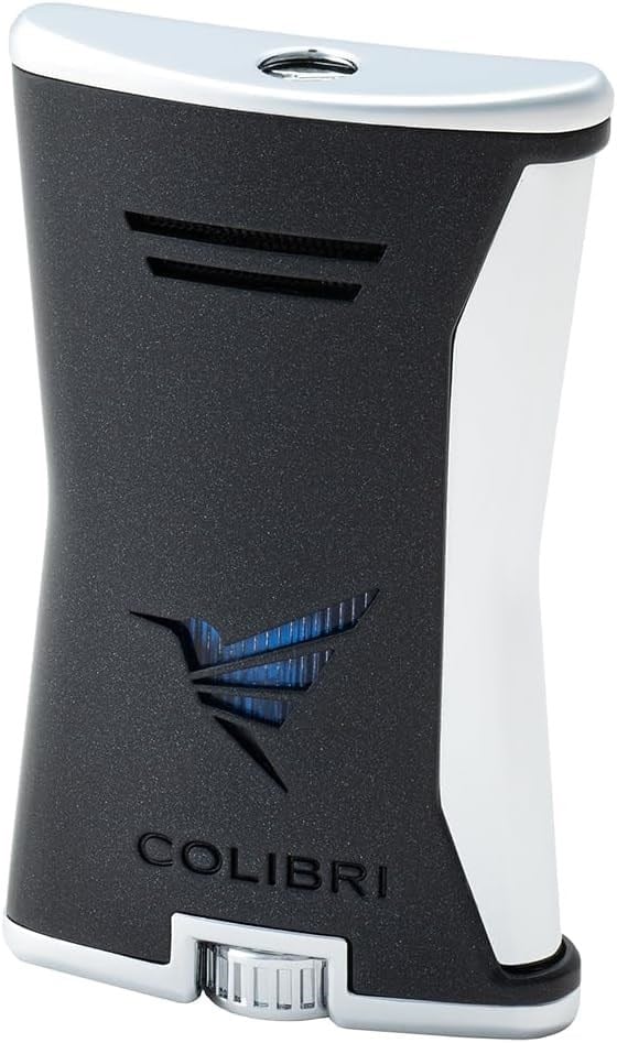 Colibri Slim Siyah/Krom Tek Alevli Puro Çakmağı