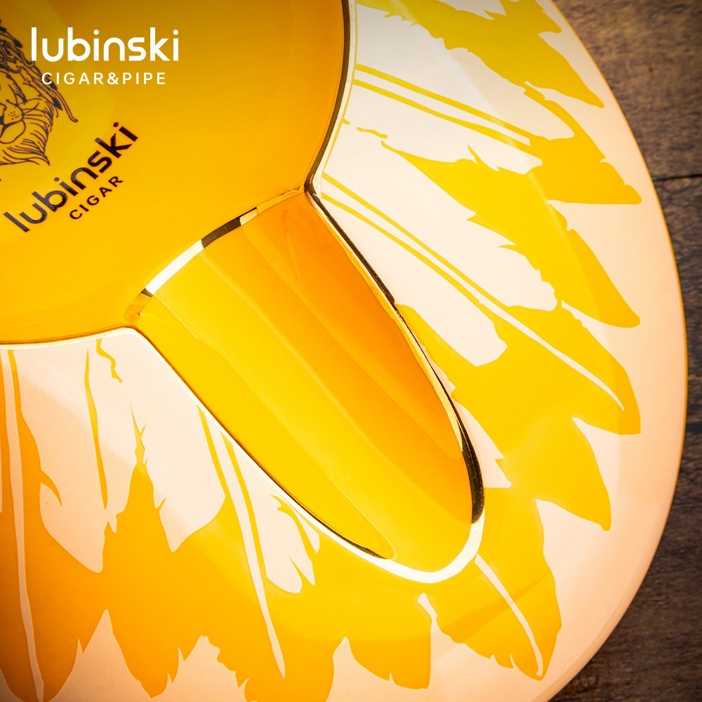 Lubinski New Design Oval Tekli Seramik Puro Küllüğü Sarı