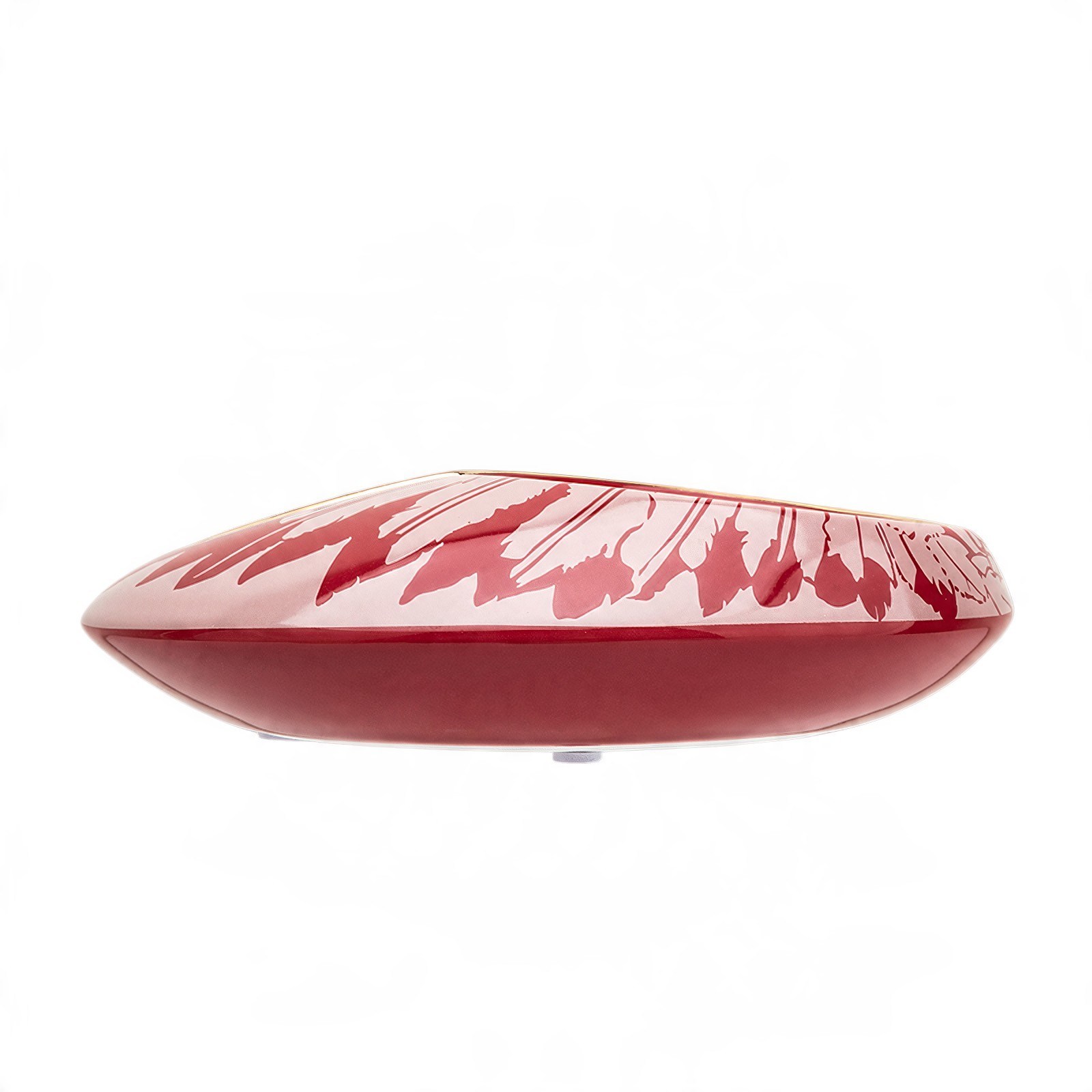 Lubinski New Design Oval Tekli Seramik Puro Küllüğü Kırmızı