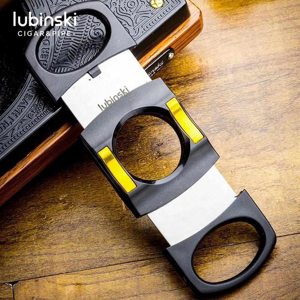 Lubinski Plastik Standlı Puro Kesici Siyah/Gold 60 Ring