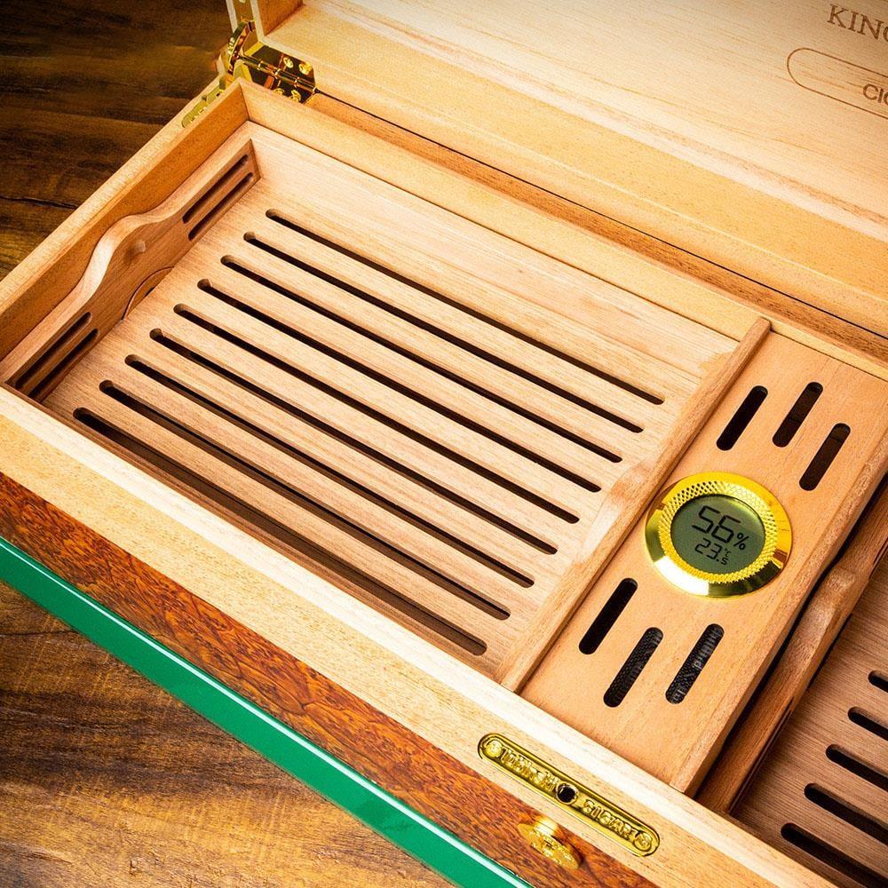 Lubinski Special Edt. Cigar-Cuba Puro Kutusu Humidor Yeşil 200s