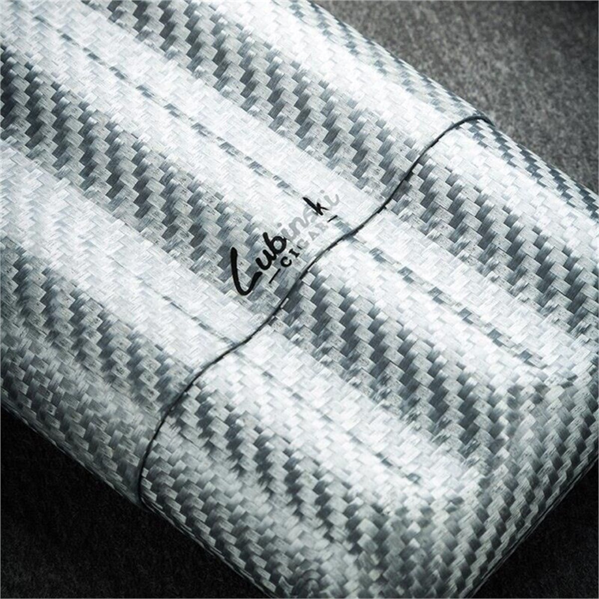Lubinski Yeni CarbonFiber Puro Kılıfı Silver 3lü (60Ring)