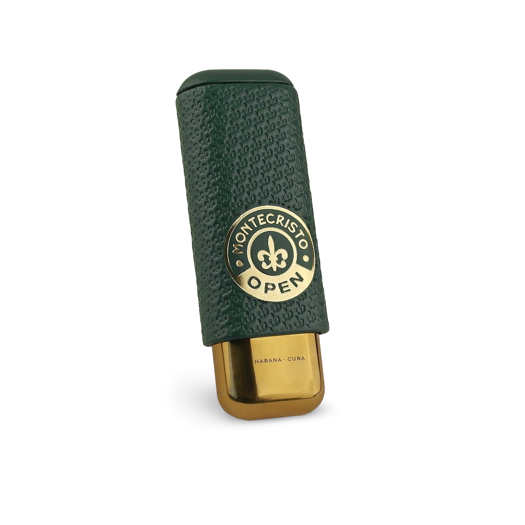 Montecristo Open Metal Base Gerçek Deri Puro Kılıfı İkili 64 Ring