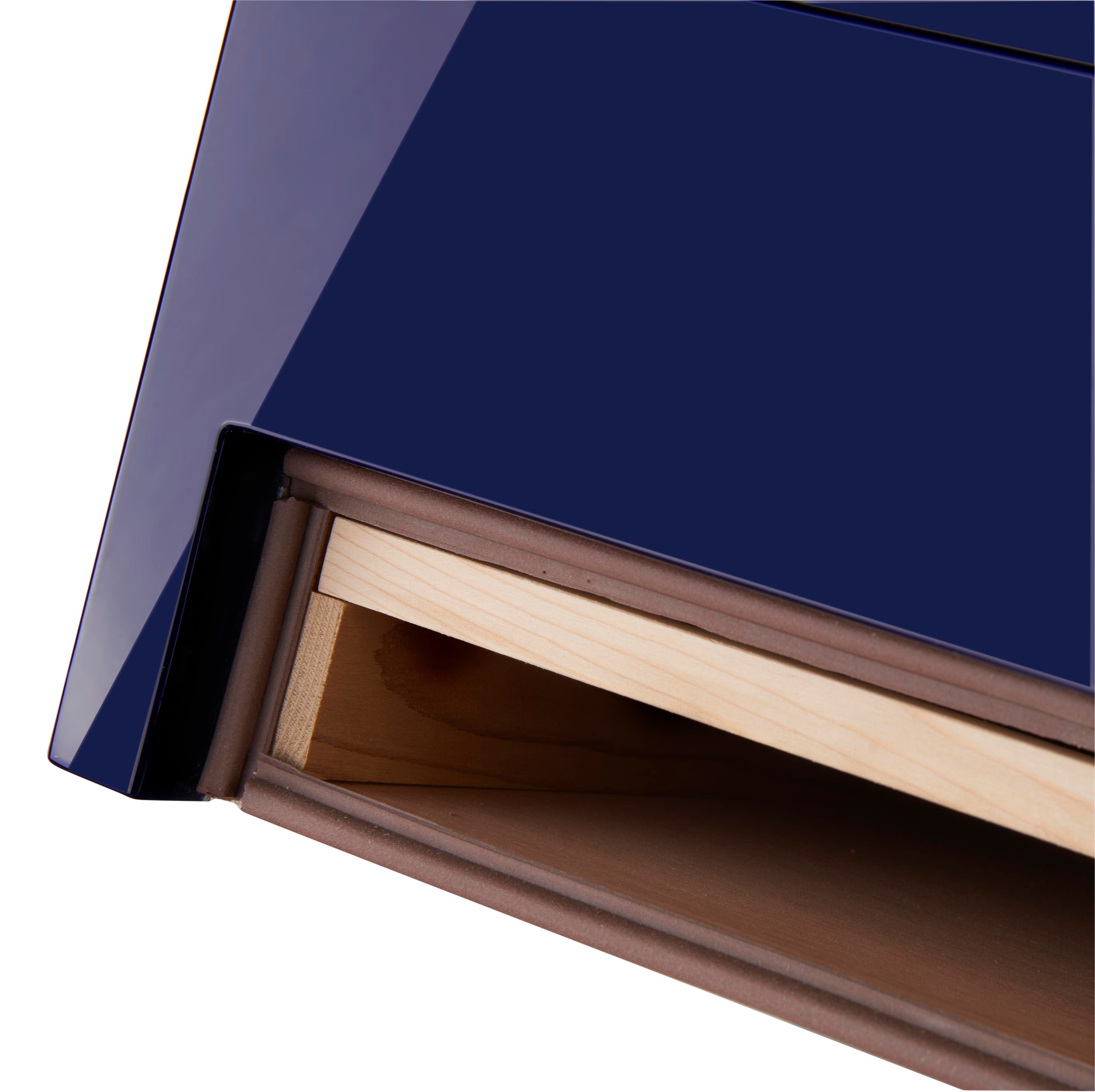 Morici Collection Italy Handmade Humidor Puro Kutusu - Roma Collection- Special Club Edition- Blue - 100's