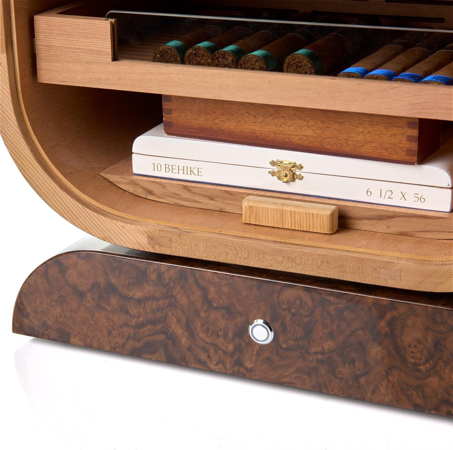 Morici Collection Italy Handmade Puro Dolabı Cabinet - Opera Collection- Walnut