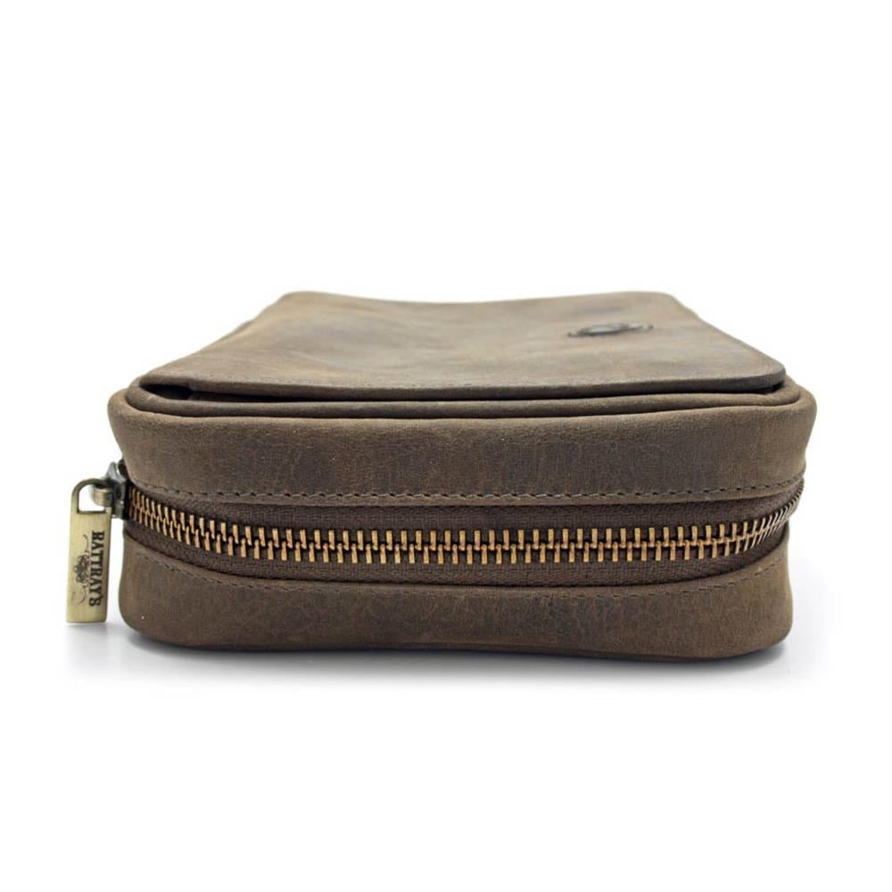 Rattray's Peat Pipe Bag 2 Kahve Deri Pipo Çantası