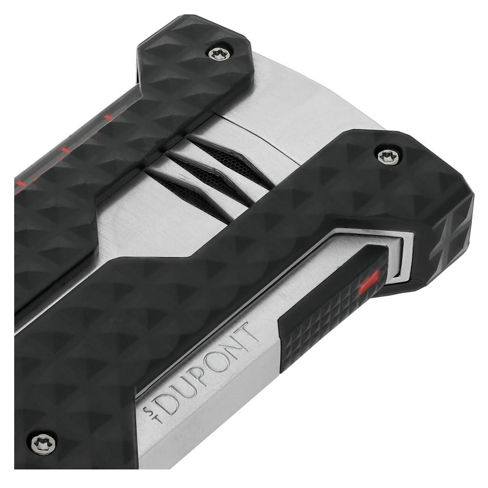 S.T. Dupont Defi Windproof Jet Black/Chrome Çakmak 21324
