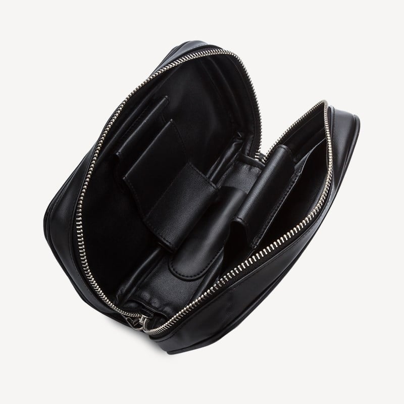 Savinelli Deri Siyah Pipo Çantası A-3