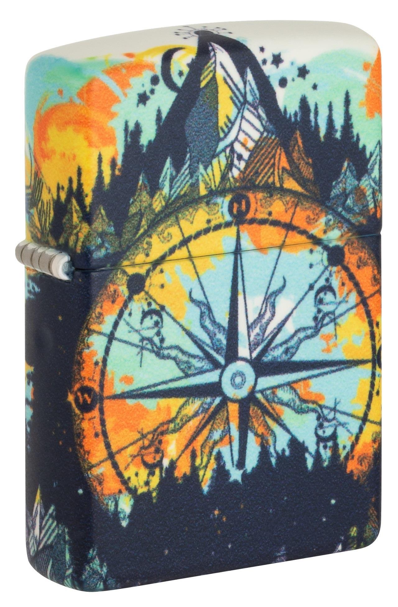 Zippo Compass And Mountain Design Çakmak