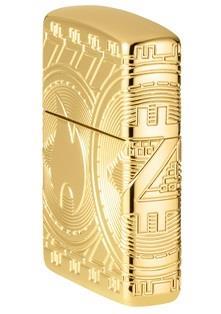Zippo Currency High Polish Gold Plate Çakmak