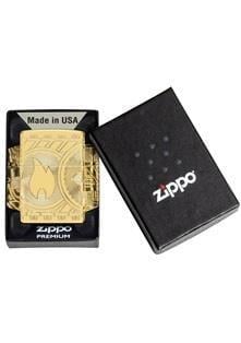 Zippo Currency High Polish Gold Plate Çakmak