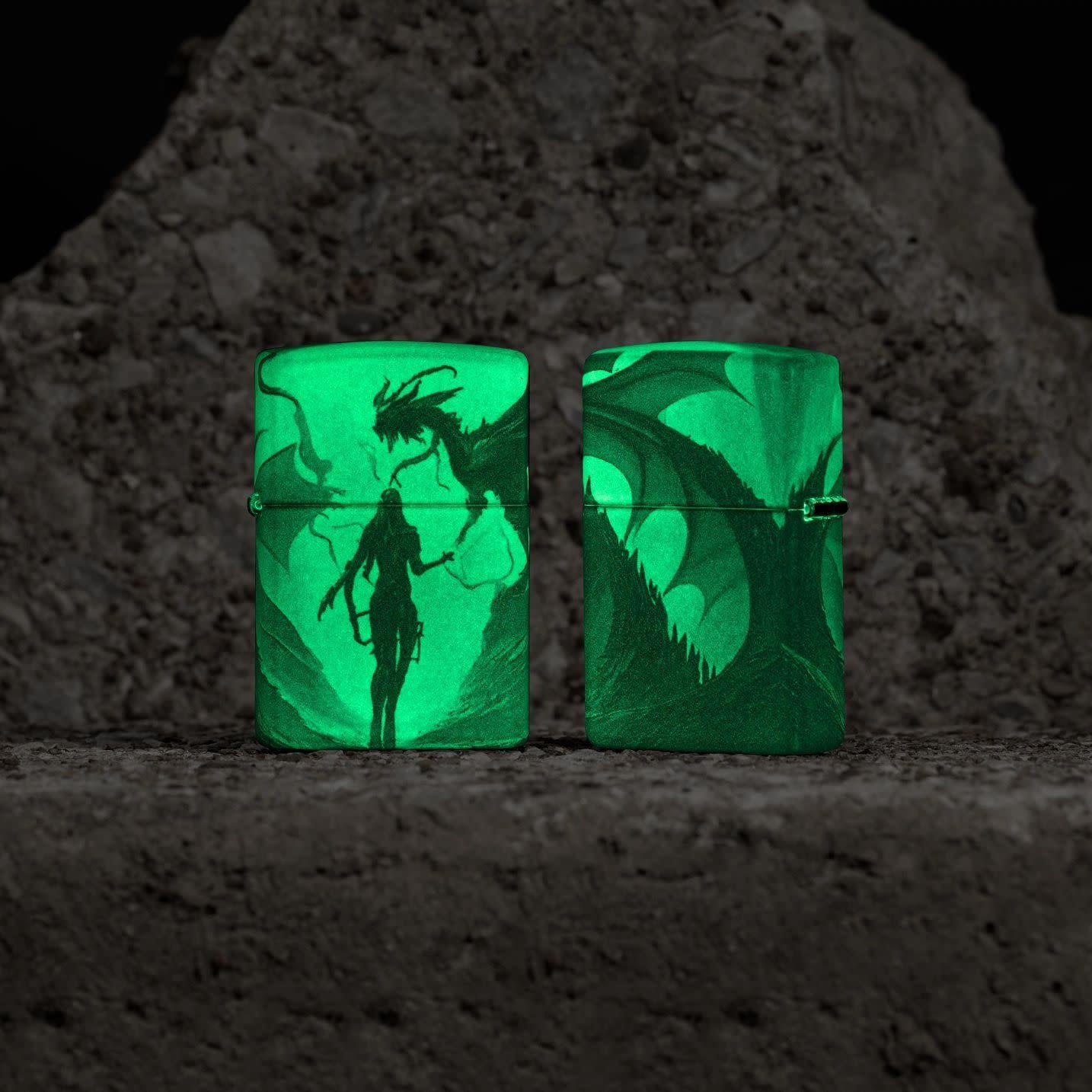 Zippo Glow In The Dark Dragon Çakmak