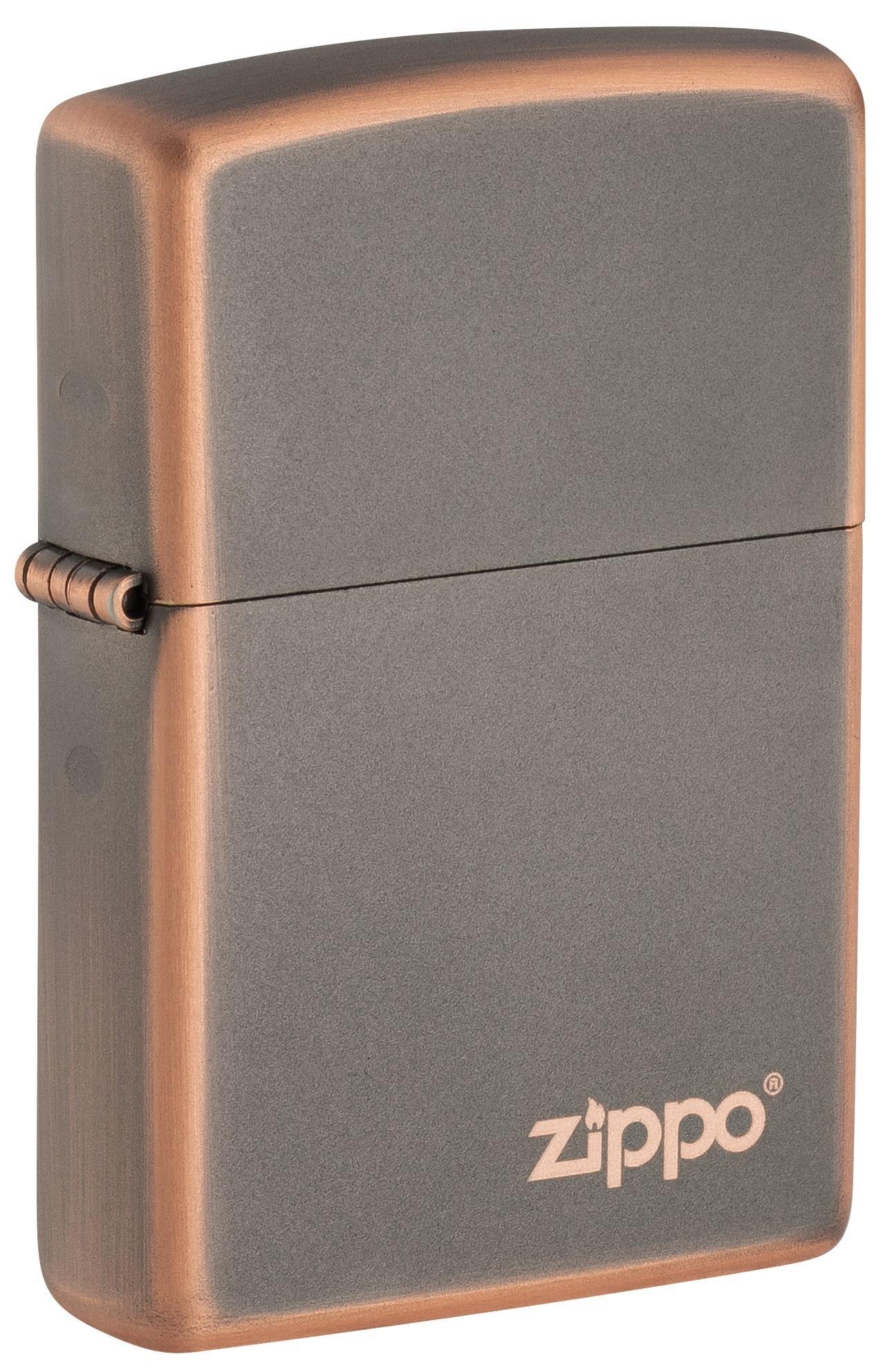 Zippo Rustic Bronze Logo Design Çakmak