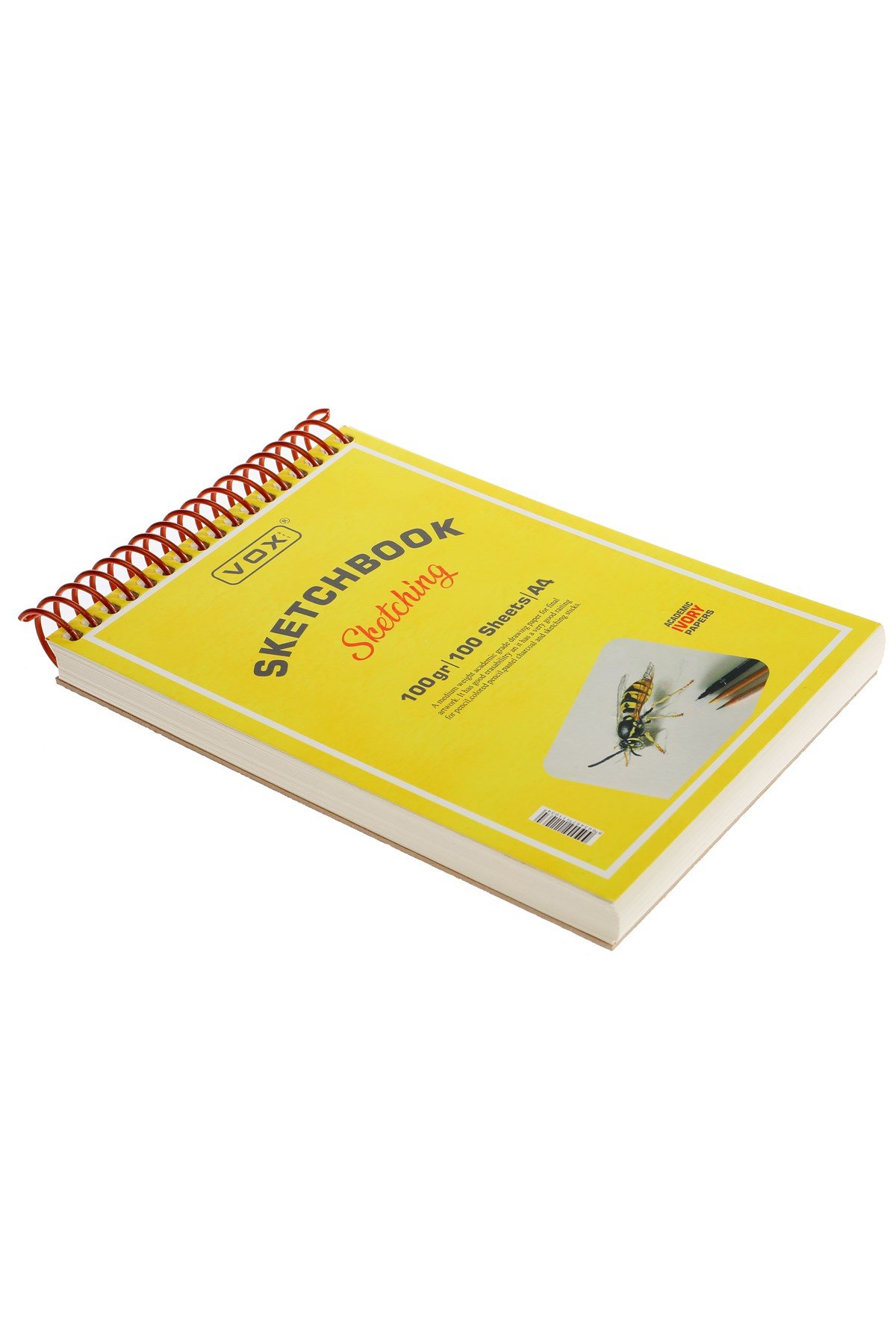 100 gr. Eskiz Çizim Defteri - A4 -. 100 Yaprak Ivory Kağıt