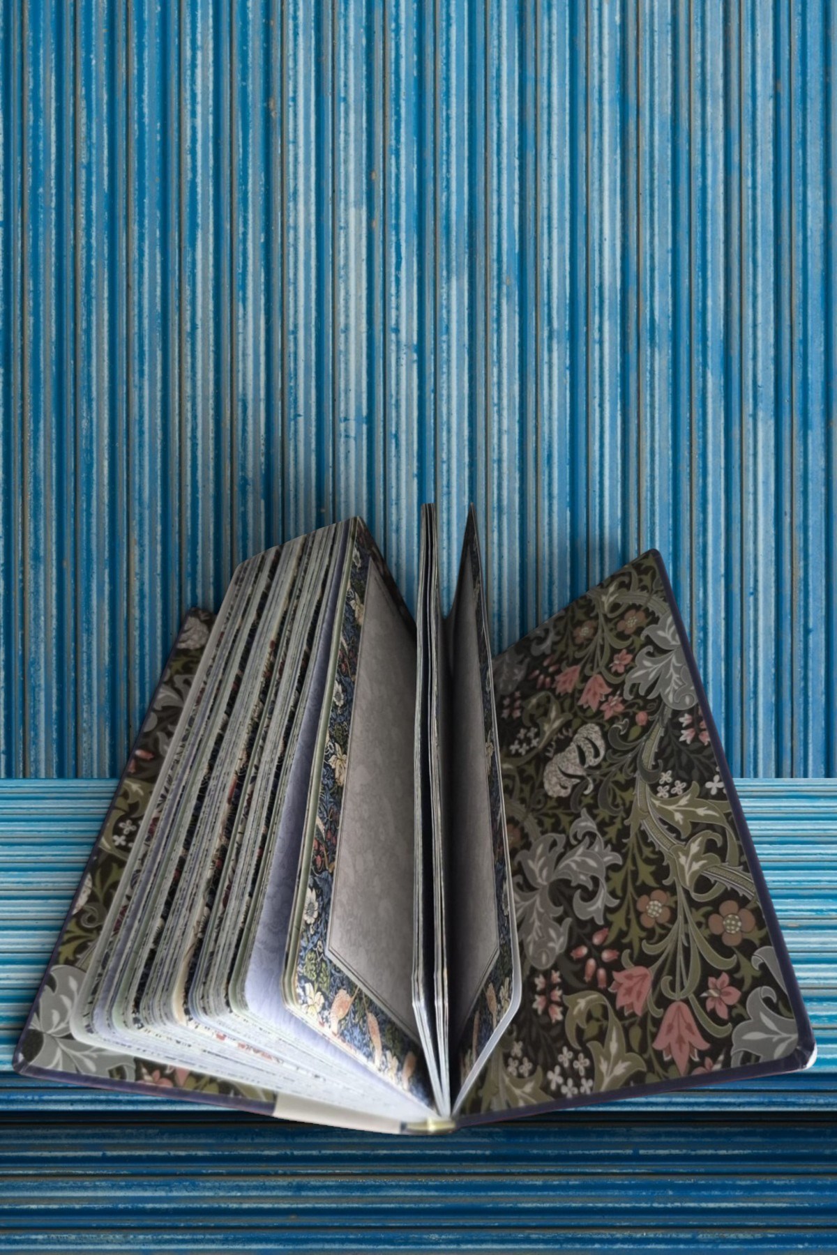 2'li William Morris Journal Not Defteri, 14*21cm 256 Sayfa, 100gr Desenli Kağıtlar