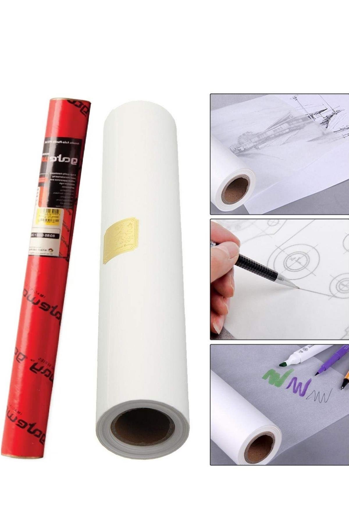 70 cm Rulo Aydınger Eskiz Kağıdı 52gr. 70cm*20 metre