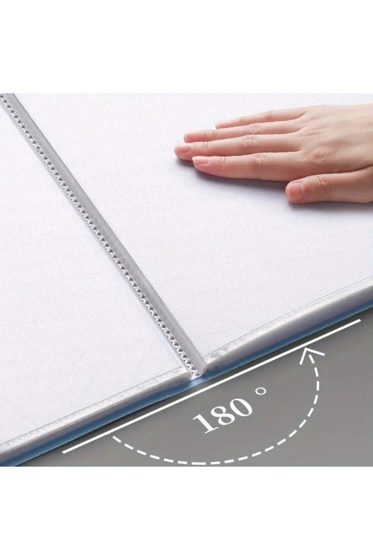 A3 Sunum Dosyası, Resim Çantası, 40 Cepli-80 Resim Kapasiteli, Pembe