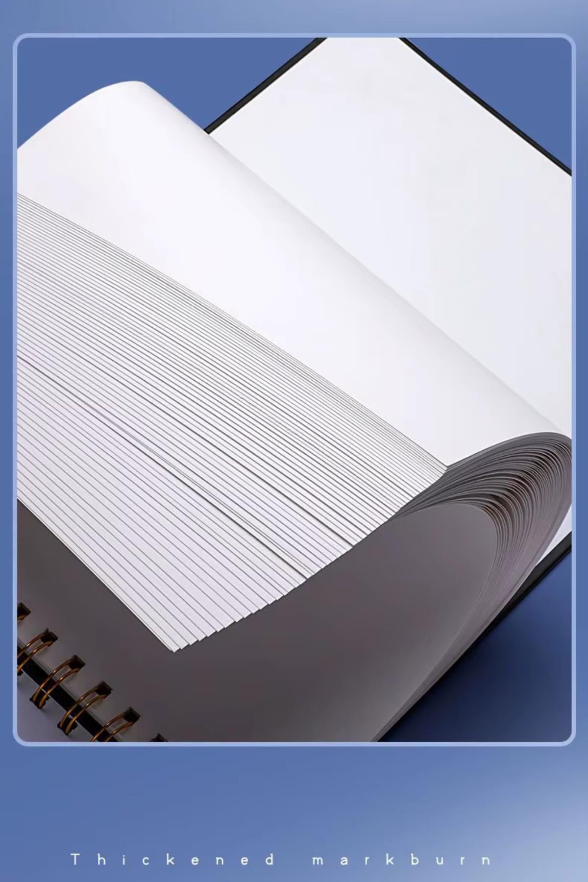 A4 Marker Kalem Defteri-Sert Kapak, 60 Yaprak 130gr (Arkaya Geçirmez)