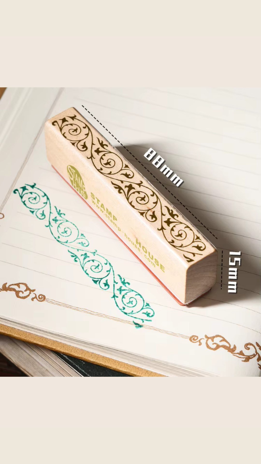 Ahşap Damga ve Istampa 9 cm*1.5 cm
