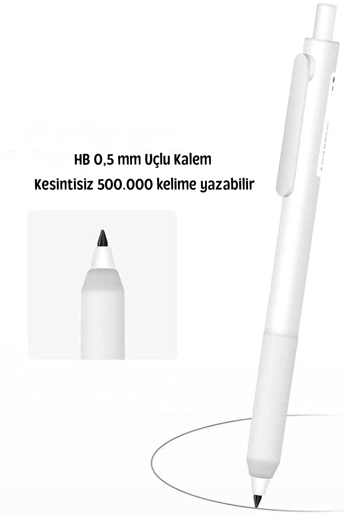 Bitmeyen Kurşun Kalem 2 Adet Basmalı- HB Uç