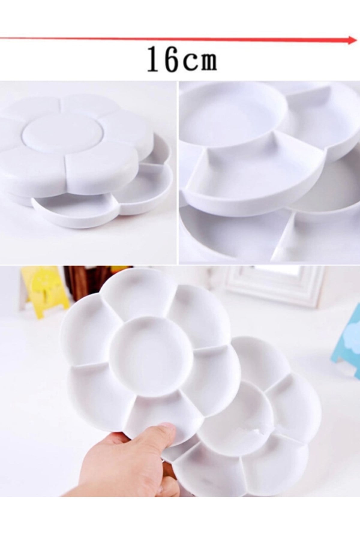 Çiçek Palet - 16 cm - 2 Adet