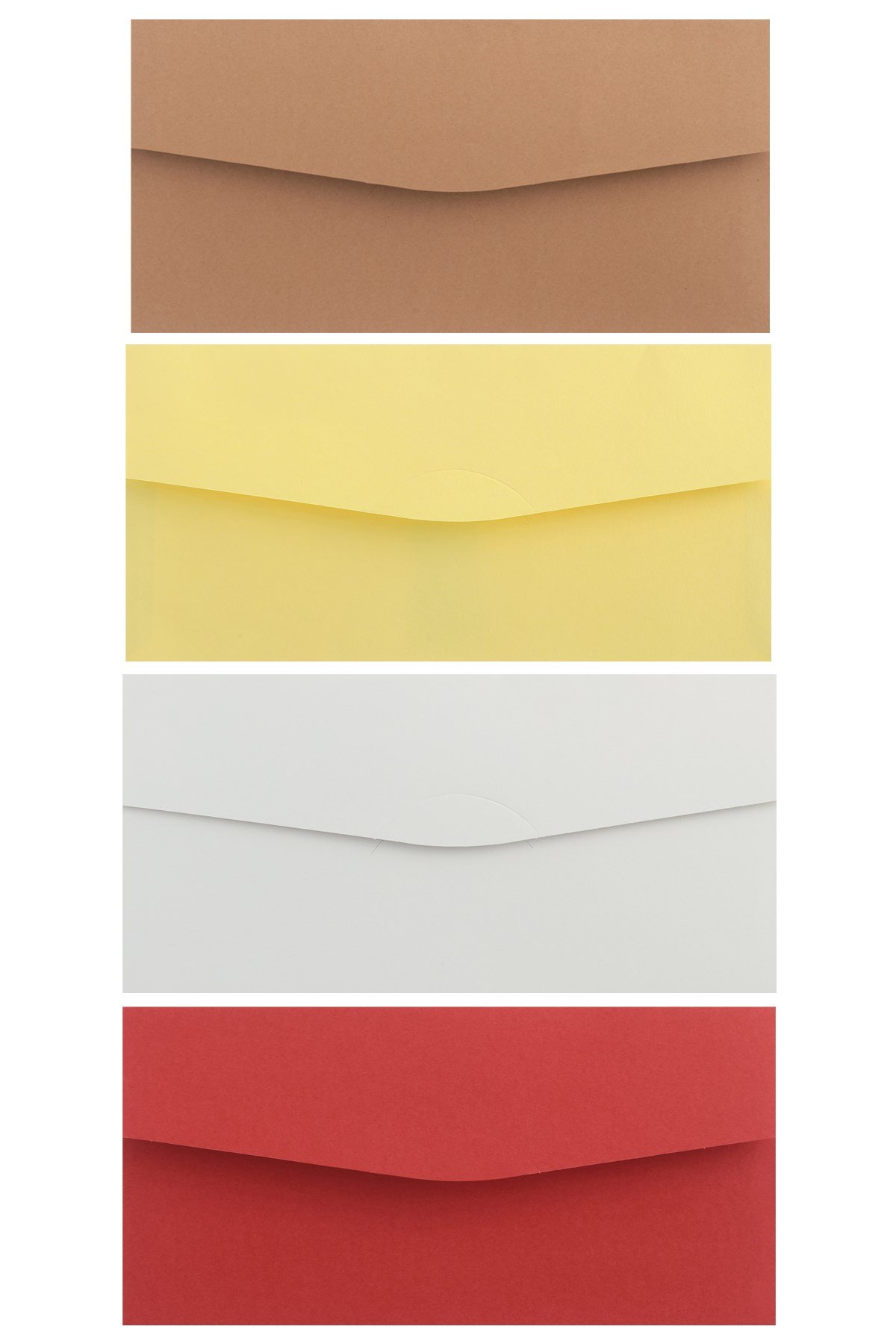 İthal DAVETİYE ZARFI 11x22cm, 220gr Kalın, Gri 50adet