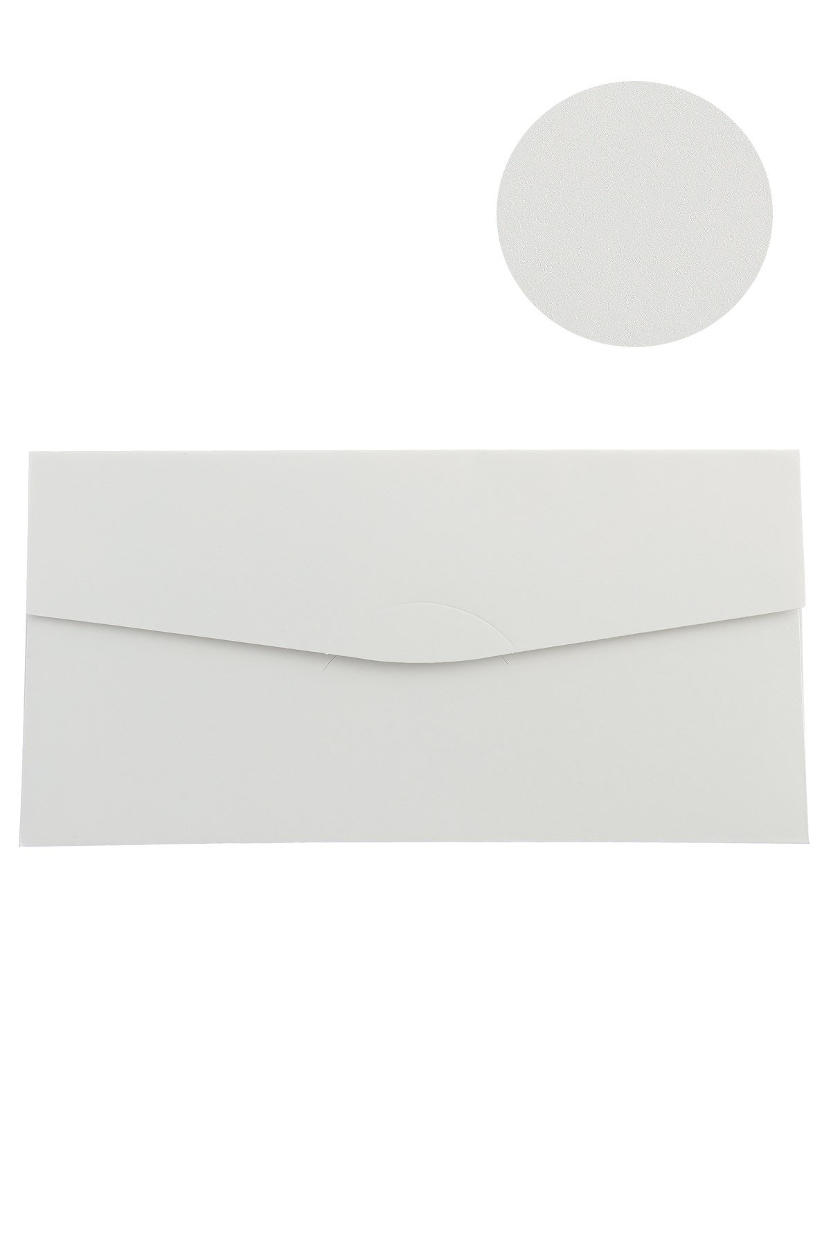 İthal DAVETİYE ZARFI 11x22cm, 220gr Kalın, Gri 50adet
