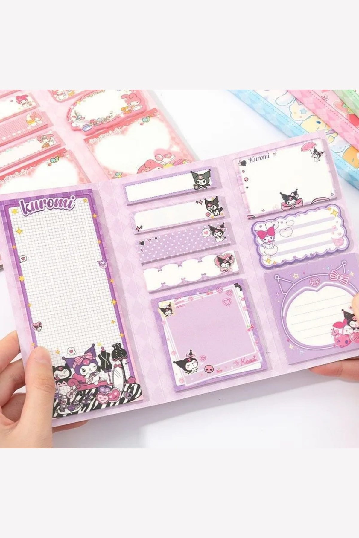Kawaii Sanrio Figürlü 2'li Post-it & Bloknot  16*22 cm