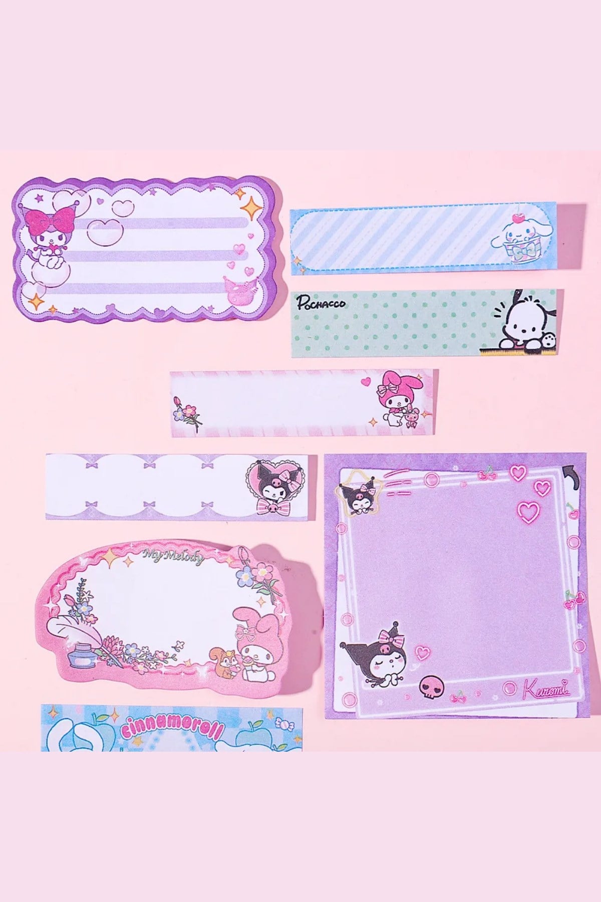 Kawaii Sanrio Figürlü Post-it & Bloknot 16*22 cm