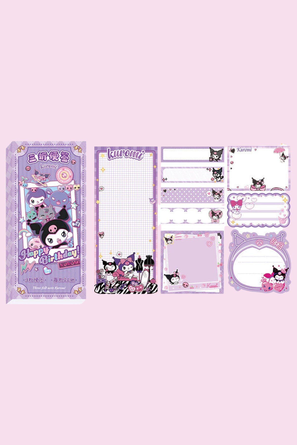 Kawaii Sanrio Figürlü Post-it & Bloknot 16*22 cm