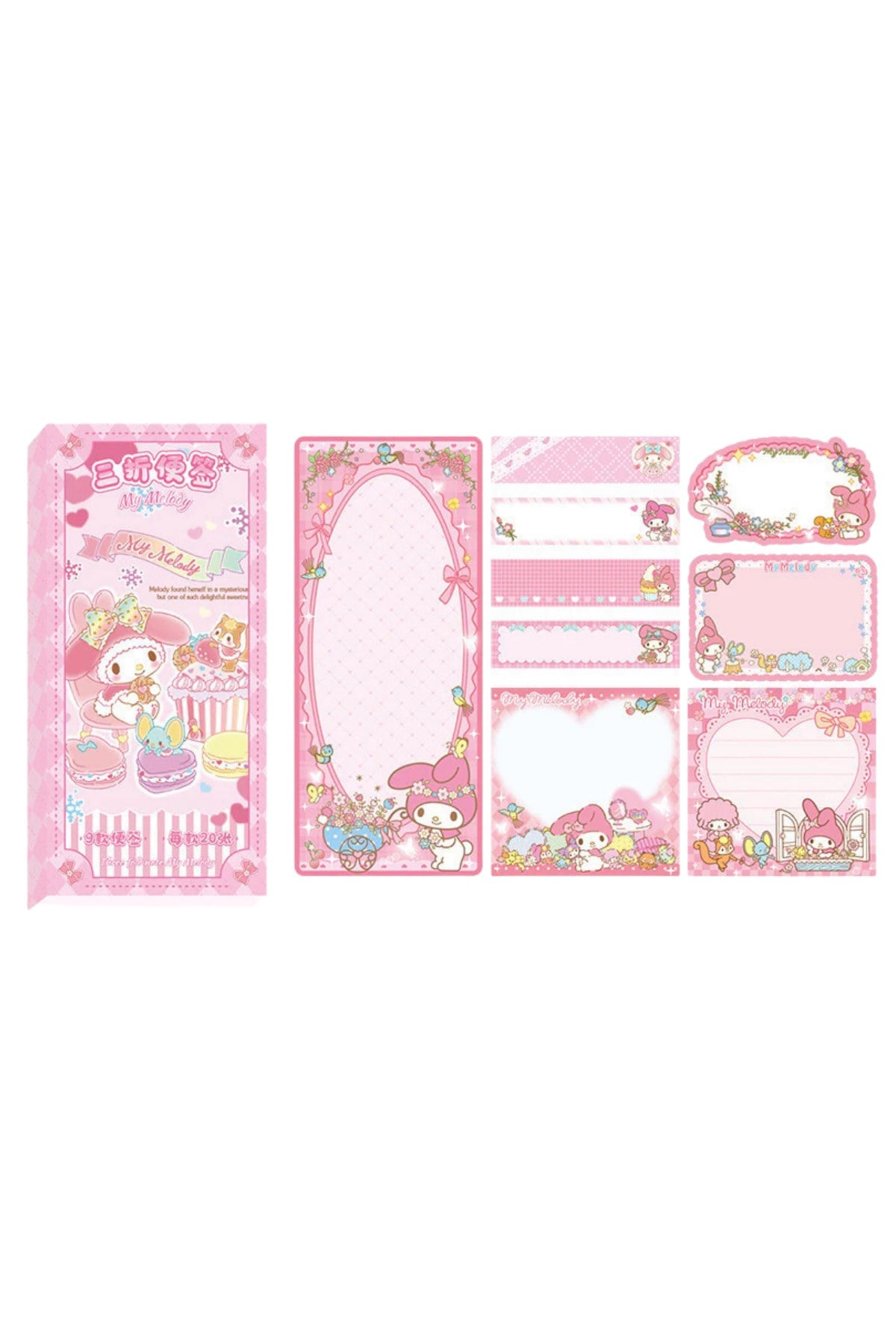 Kawaii Sanrio Figürlü Post-it & Bloknot 16*22 cm