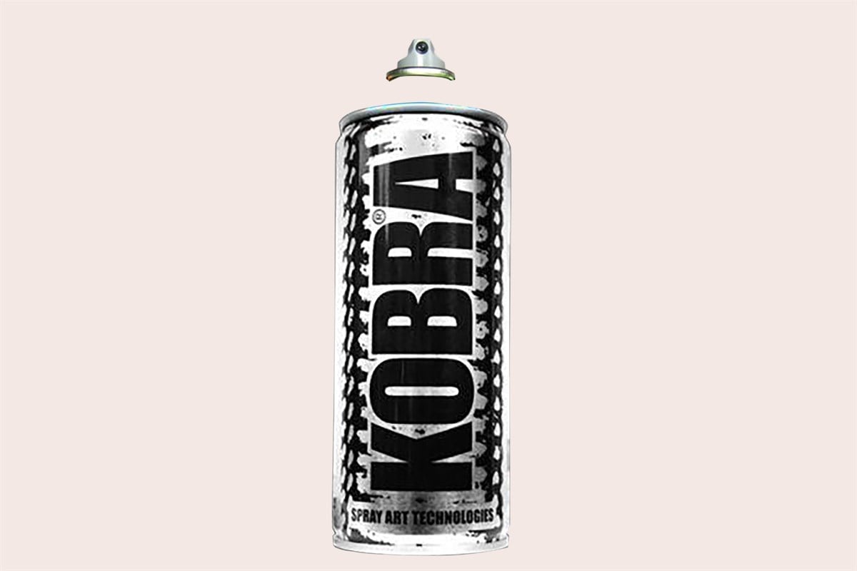 Kobra 900 Acero , Graffiti Sprey Boya 400ml- Made in ITALY